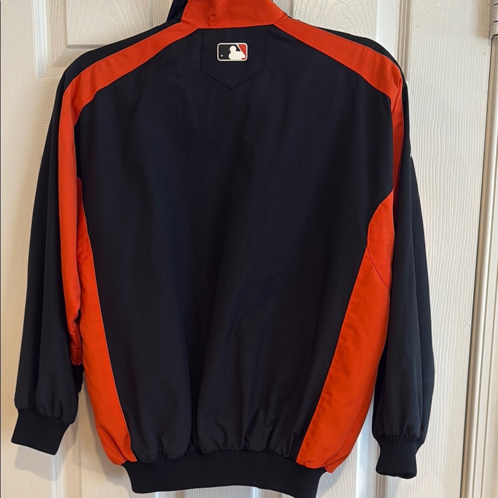 Majestic Orioles Black and Orange Jacket Boys Medium - Picture 3 of 7